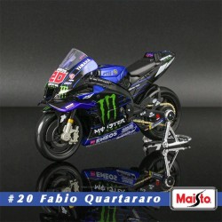 Maisto - Yamaha Factory - Moto GP Racing - #20 Fabio Quartararo - Réplique  Moto - Echelle 1/18 - Nouveauté FA 2022 - Véhicule De Collection - Miniature  pour enfant : : Jeux et Jouets